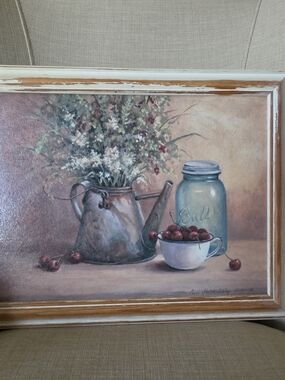 Peggy Thatch Sibley Distressed Frame Still Art Print